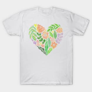 Botanical Heart Spring T-Shirt